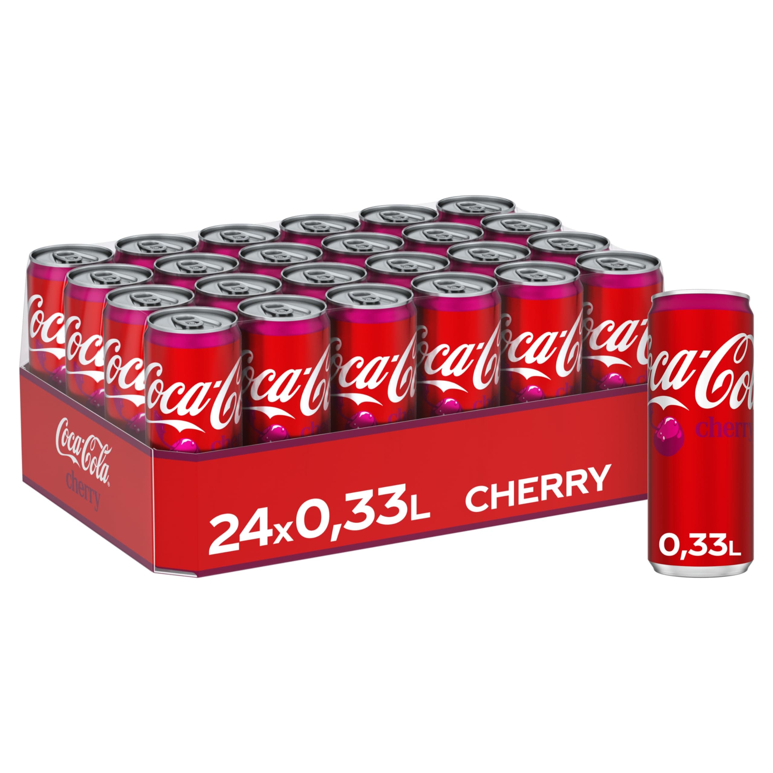Coca-Cola Cherry - fruchtiges Erfrischungsgetränk mit Kirsch-Geschmack - koffeinhaltiger… product image