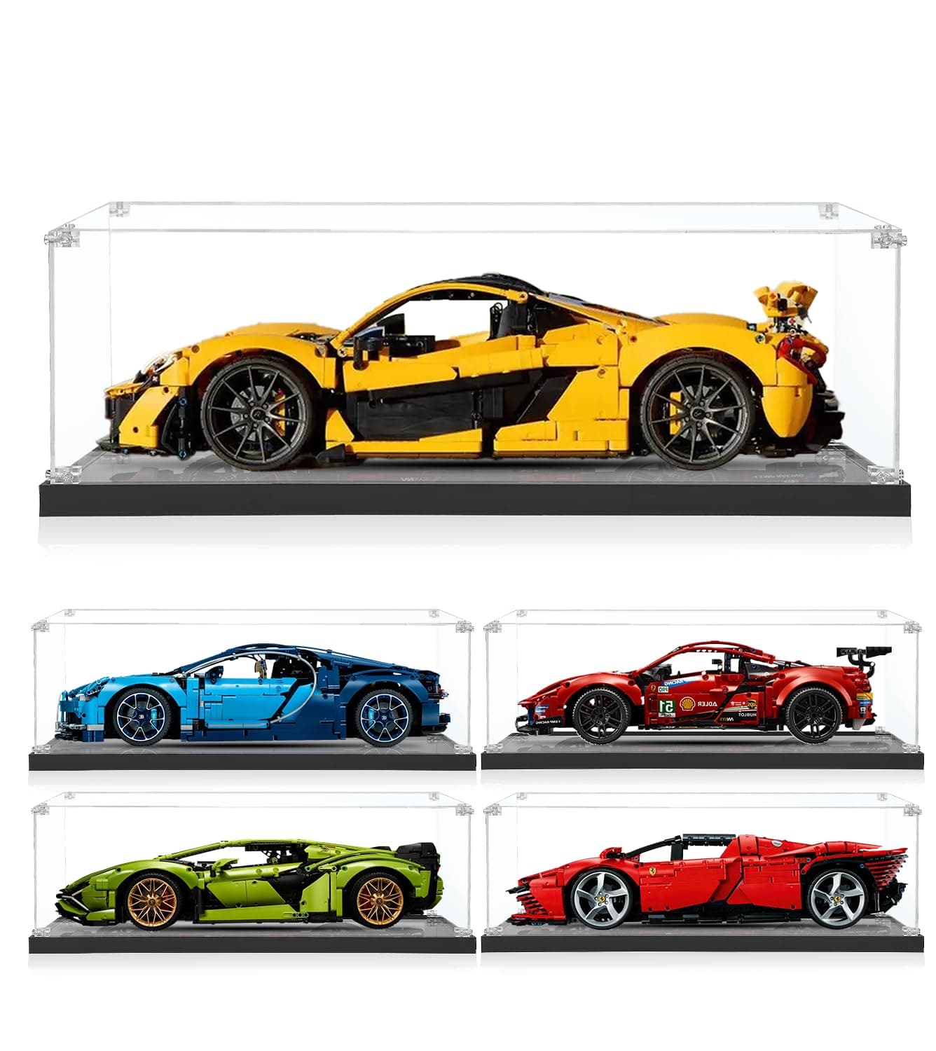 icuanuty Vitrine acrylique pour Lego 42115 Technic Lamborghini Sián FKP 37 Voiture de Course,… product image