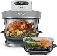 Ninja CRISPi PRO XL Glass Air Fryer, White AS090UKWH | 5 Preset Cooking Functions, Includes… product image