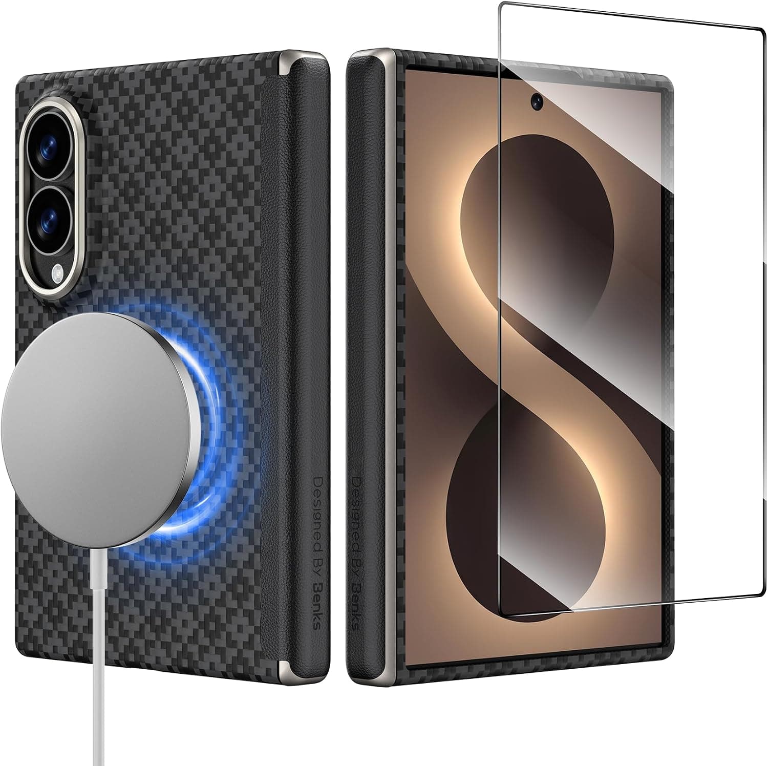 BENKS ArmorGrid Air Ultra Thin Case for Samsung Galaxy Z Fold 8 product image