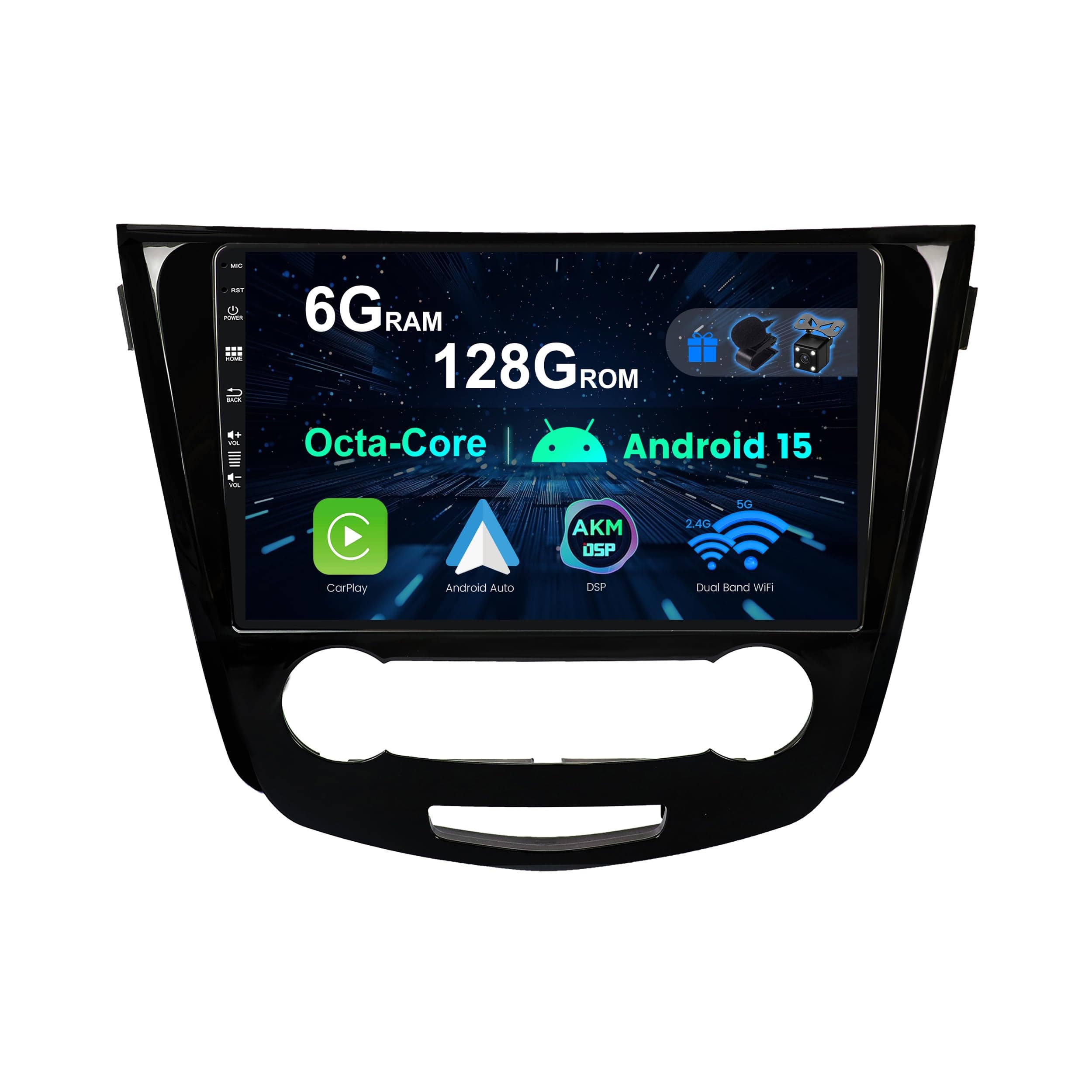 SXAUTO [6GB+128GB] Android 12 IPS Autoradio Per Nissan Qashqai J11 X-Trail Rouge (2014-2018) -… product image