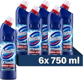 Domestos Original Bleach Kills 99.9% Bacteria and Virus 750mlX6 product image