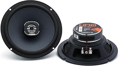 Hertz X 165 Coaxial Car Speakers, 165 mm 2-Way, 220W Peak Power, 55W RMS, Pressed Paper Cone,… product image
