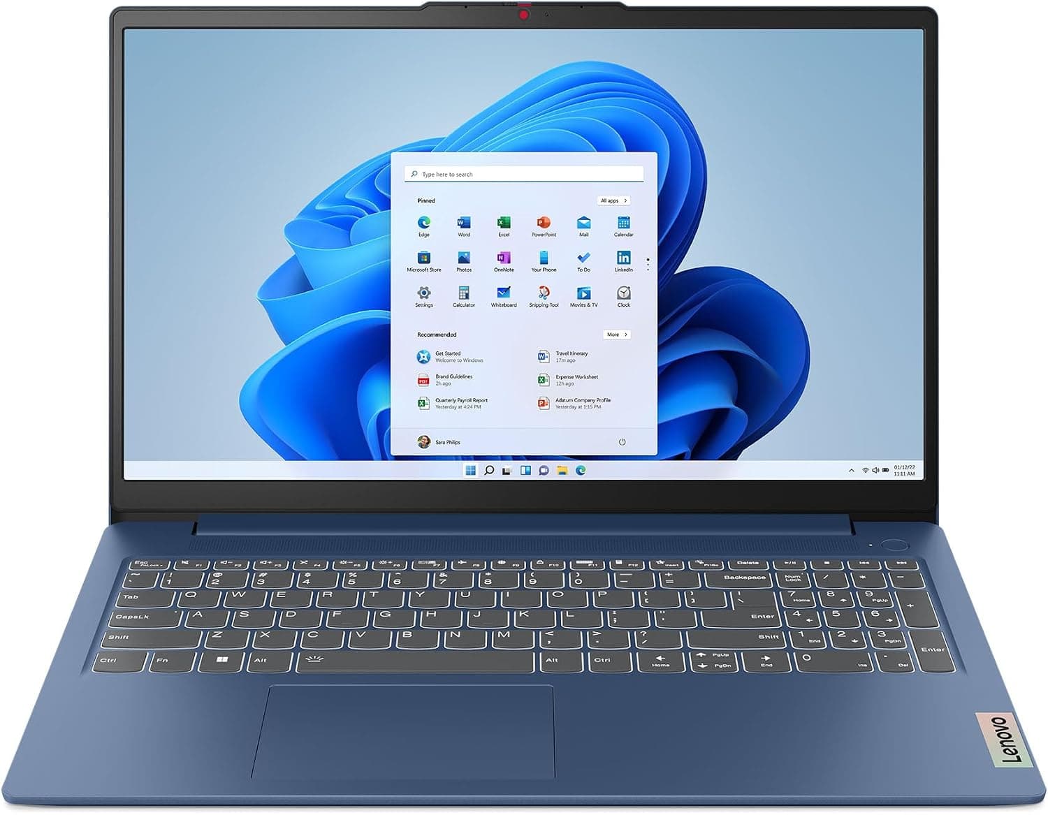 Lenovo IdeaPad Slim 3 | 15.6 Inch Full HD Laptop | Intel N100 | 4GB DDR5 RAM | 128GB NVMe SSD… product image