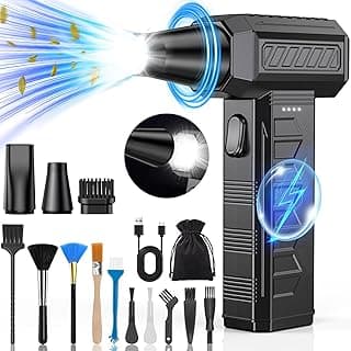 Famgoods Compressed Air Duster, 150000RPM Super Power Electric Cordless Dust Mini Blower with… product image