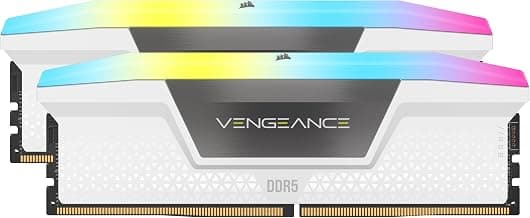 CORSAIR VENGEANCE RGB DDR5 RAM 32GB (2x16GB) Up to 6000MHz CL30-36-36-76 1.4V AMD EXPO & Intel… product image
