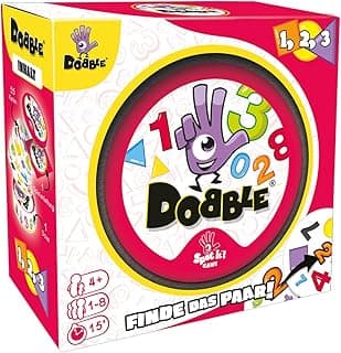 Asmodee, Dobble 1, 2, 3 (Eco-Sleeves), Fast Children's Game, German | Educational game with… product image