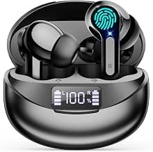 Wireless Earbuds Bluetooth Ear Buds Earphones with LED Display Hi-Fi Sound | Bluetooth 5.3… product image