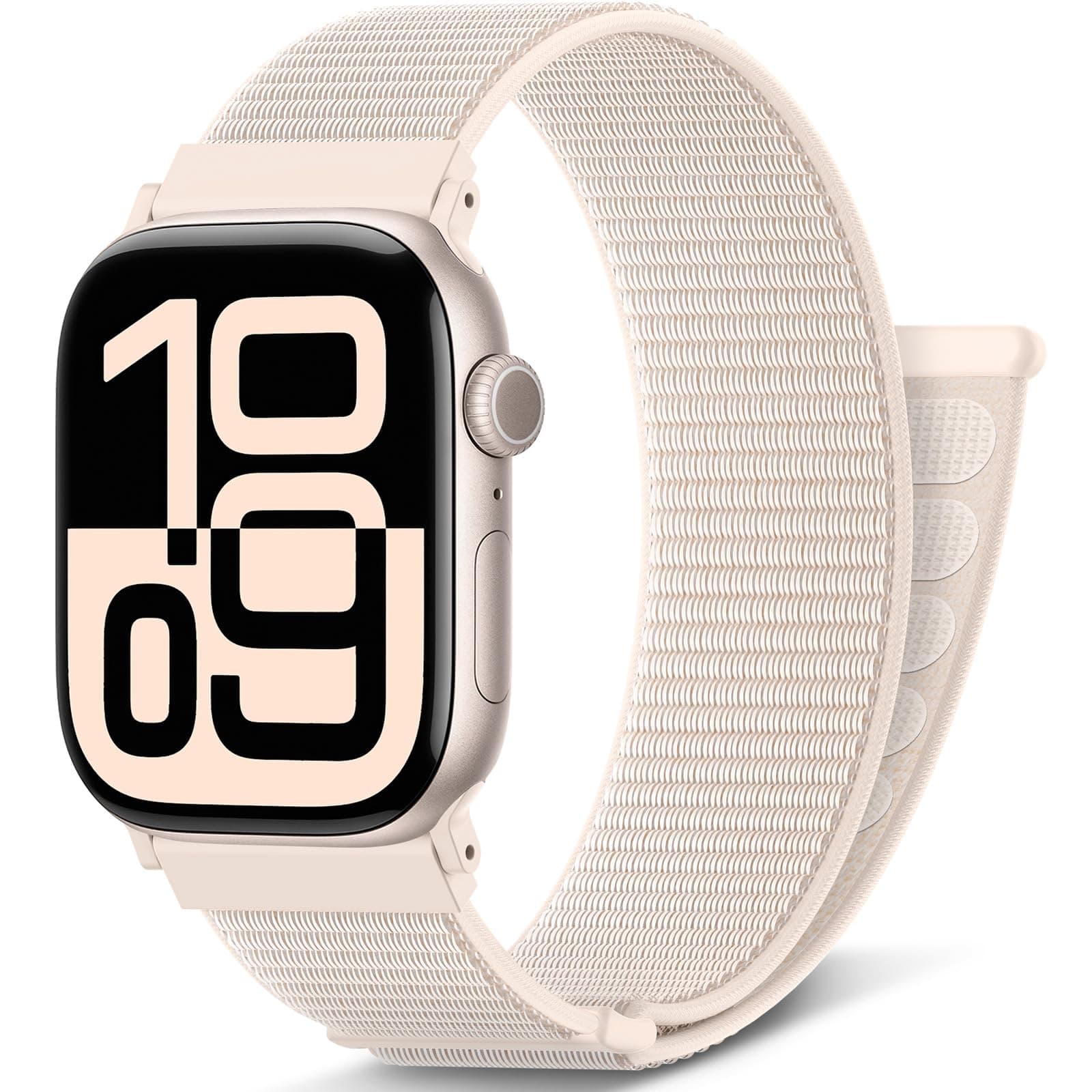 AMSKY Boucle Sport Nylon Compatible avec Bracelet Apple Watch Se 40mm 44mm 46mm 42mm 45mm 41mm… product image