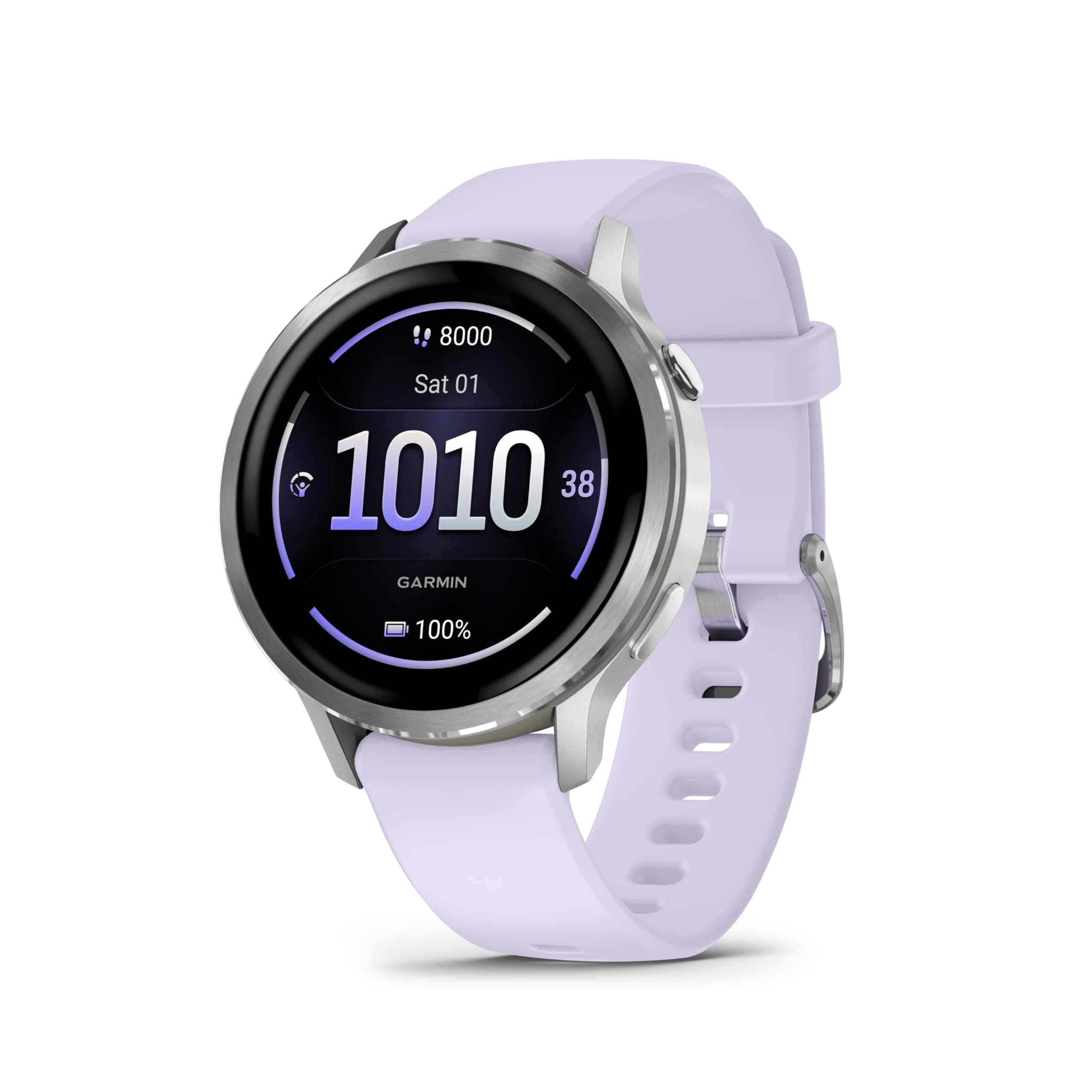 Garmin Venu 4, 41 mm, GPS-Fitness-Smartwach, Grau/Silber product image
