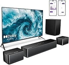 ULTIMEA 5.1 Soundbar with Dolby Atmos, 410W Surround Sound System Sound Bar for TV, Sound Bar… product image
