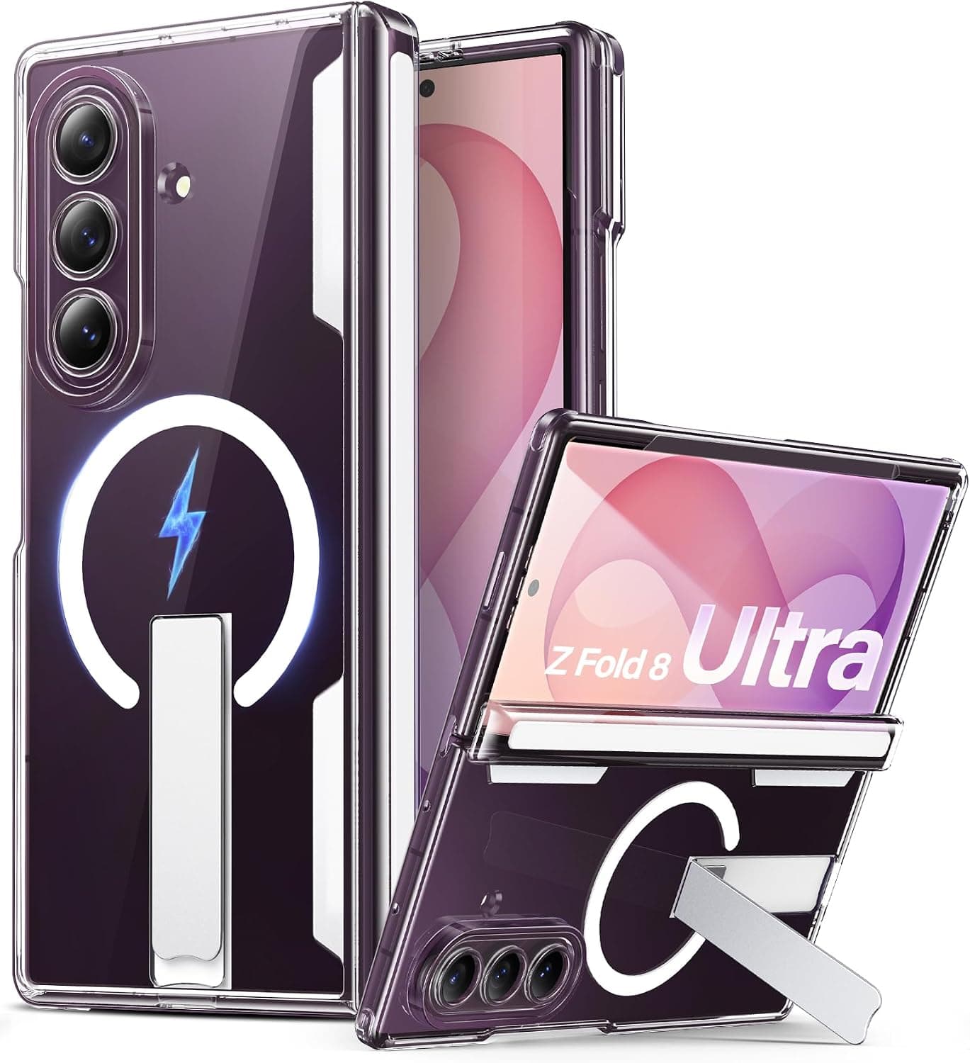 Vihibii Etui do Galaxy Z Fold 8 Ultra, Nieżółknące, 2026, Przezroczyste product image