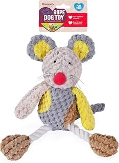 Rosewood Molly Mouse Dog Toy - Soft Squeaky Plush Toy for Small Dogs and Puppies - Cute Mouse… product image