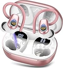 Wireless Earbuds, Bluetooth 5.3 Headphones with 4 ENC Noise Canceling Mic, 50H Stereo Dual LED… product image