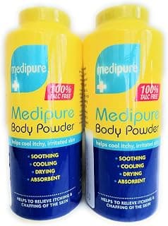 Twin Pack Medipure Medicated Body Powder 100% Talc Free 200g product image