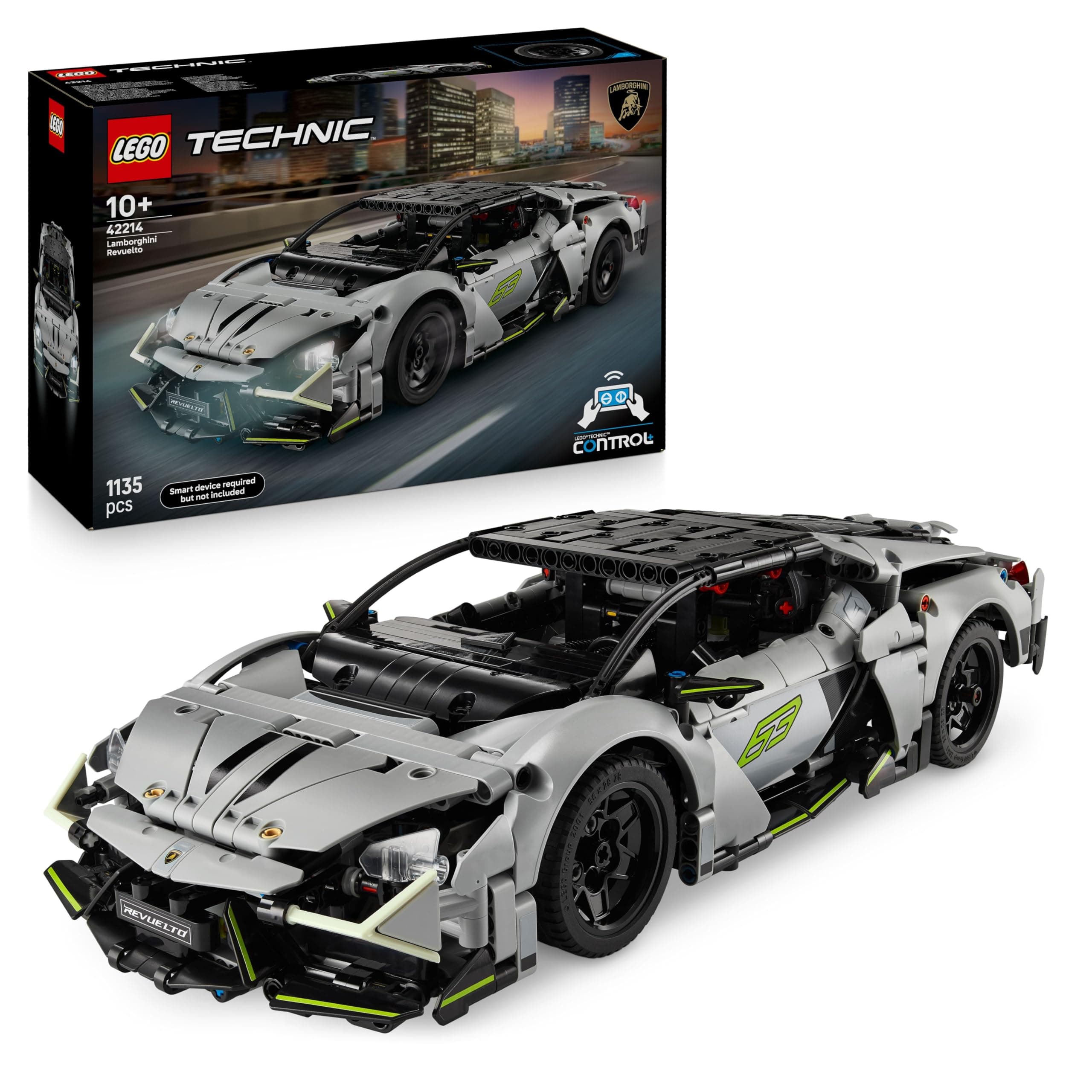LEGO Technic Lamborghini Revuelto Supersportwagen Spielzeug – ferngesteuertes Automodell mit… product image