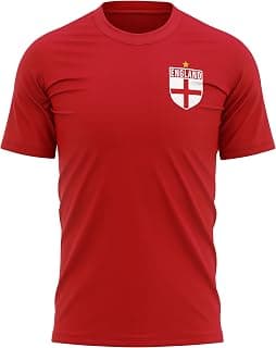 England Shirts for Men - England Badge Retro T Shirt - Football Country European 2026… product image