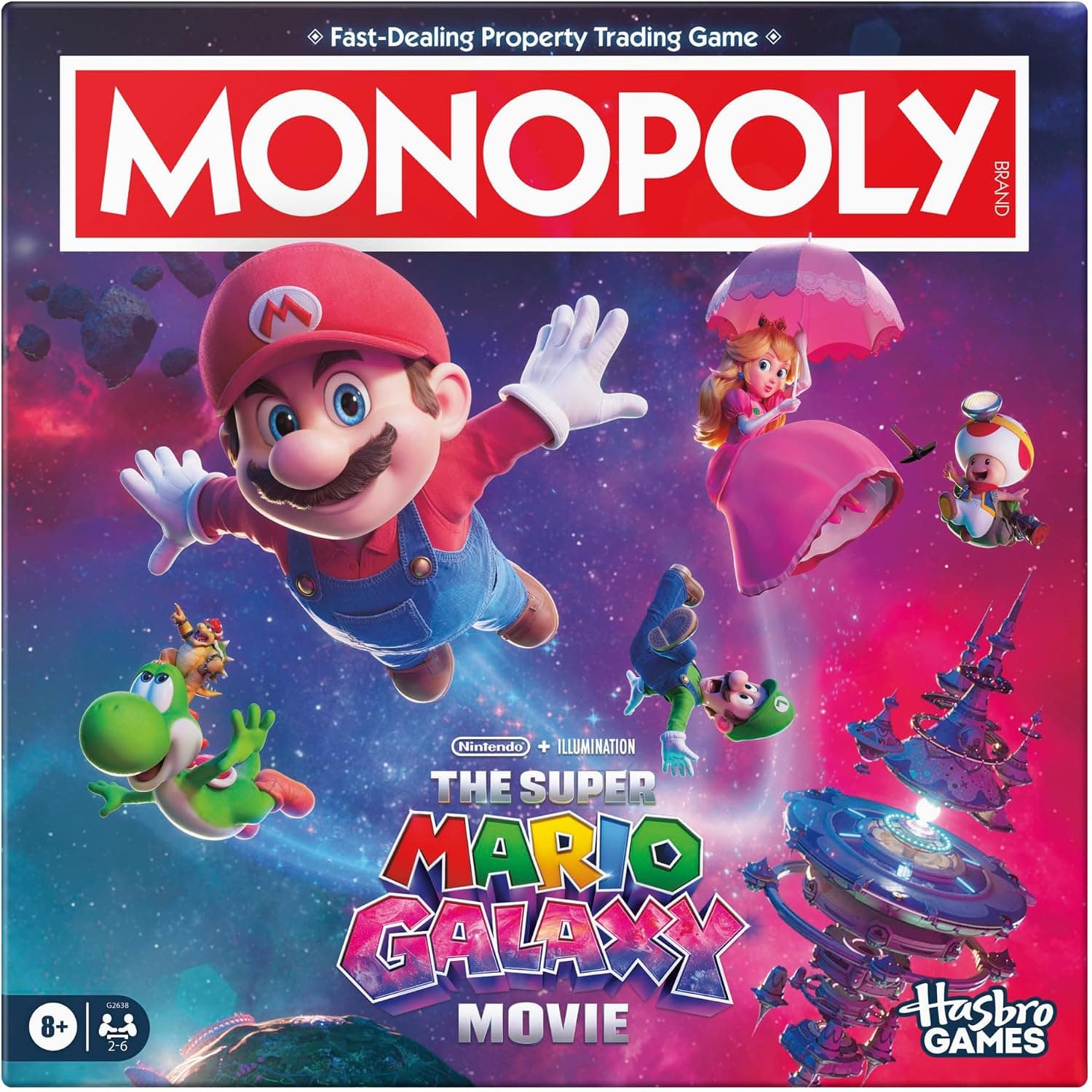 Monopoly: The Super Mario Galaxy Movie Edition Board Game I Fun Family Games for Children,… product image