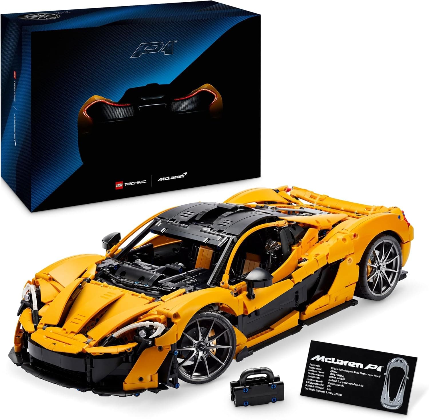 LEGO Technic McLaren P1 Hypercar Building Set, Scale Model Car Kit for Adults to Build,… product image