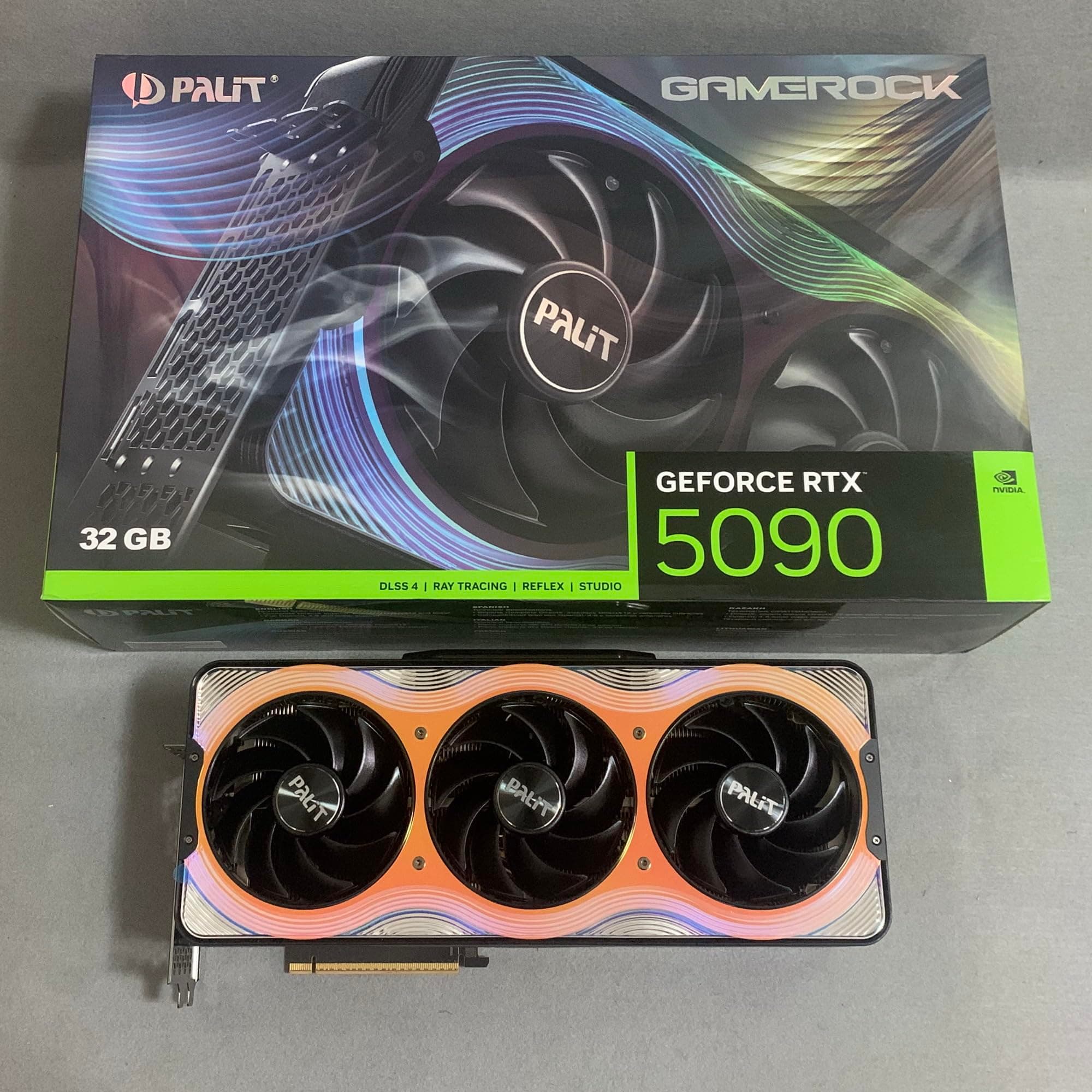 (No GPU) PALIT GeForce RTX 5090 GAMEROCK Graphics Card, Only as Decoration or Display,… product image