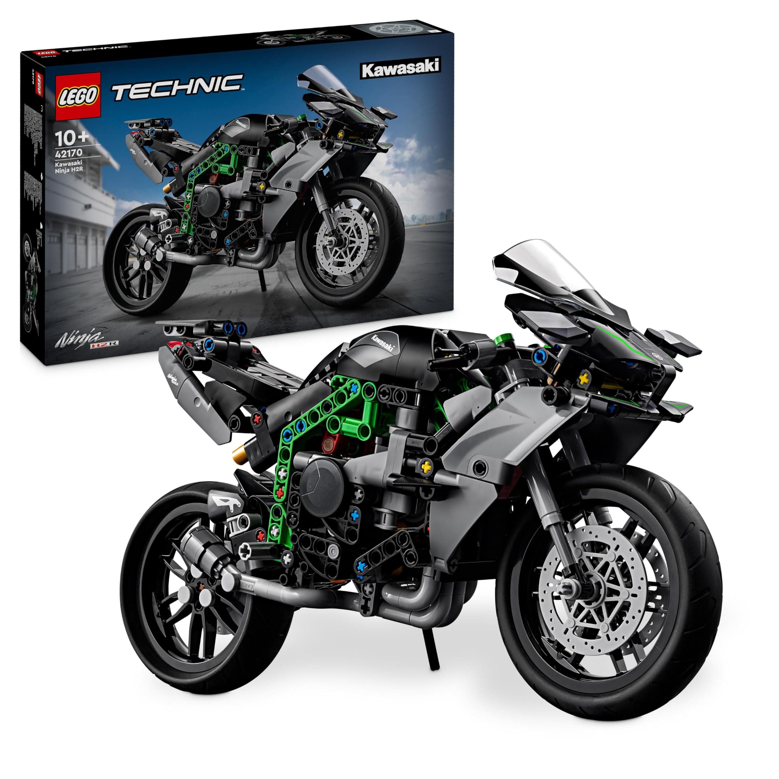 LEGO Technic La Moto Kawasaki Ninja H2R, Jouet de Construction pour Enfants, Set à… product image
