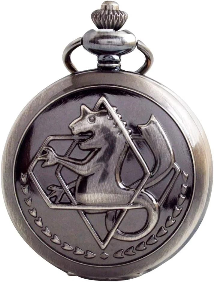 BOSHIYA Herren Taschenuhr Fullmetal Alchemist Vintage Steampunk Quarz Taschenuhr für Herren… product image on Haggl