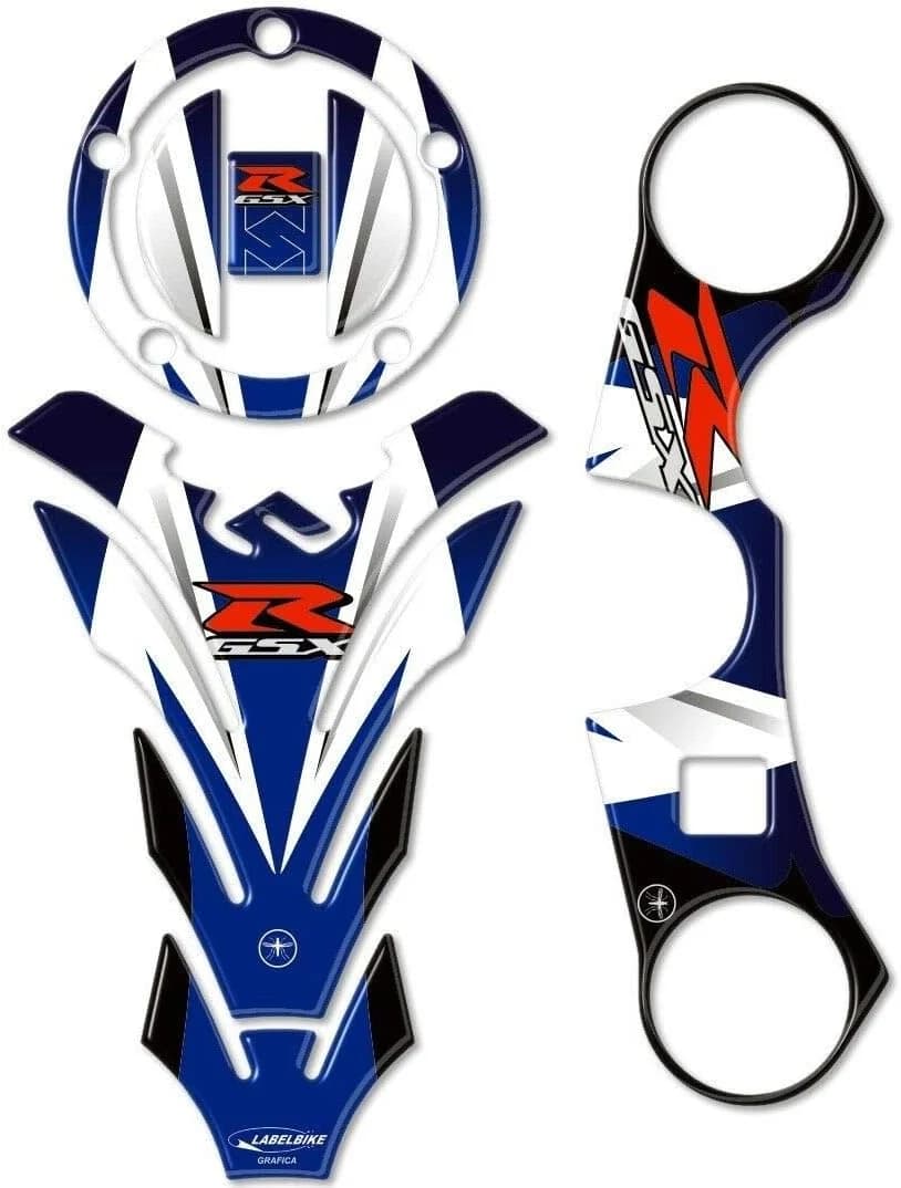 labelbike - Autocollants 3D Moto Réservoir et Plaque Fourche Direction Kit Protections et… product image on Haggl