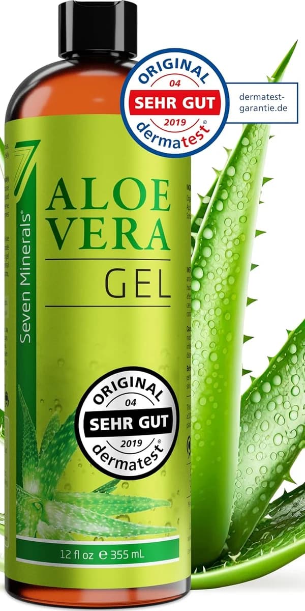 Aloe Vera Gel 99% Bio, 355 ml - ÖKO-TEST Sehr Gut - 100% Natürlich, Rein & Ohne Duftstoffe… product image on Haggl