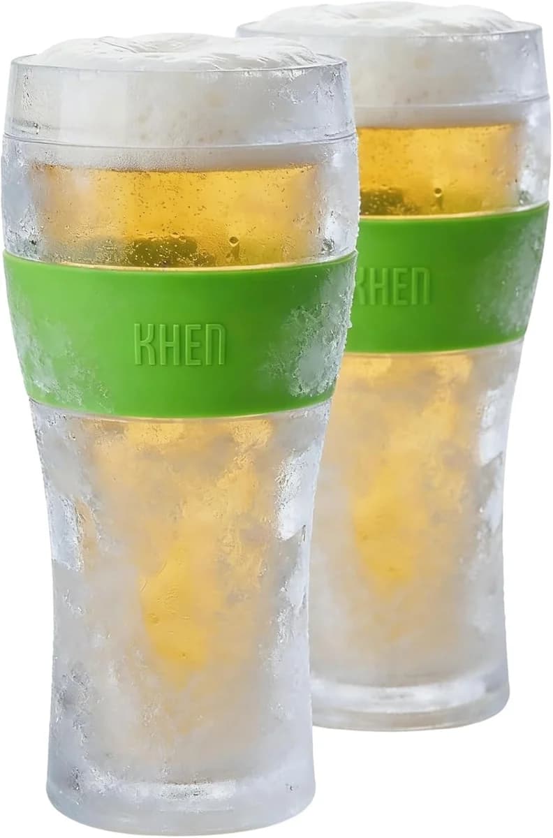 Frozen Pint Beer Glasses - Freezable Mugs, Freezer Coolers, Birthday Gifts for Him, Men, Dad,… product image on Haggl