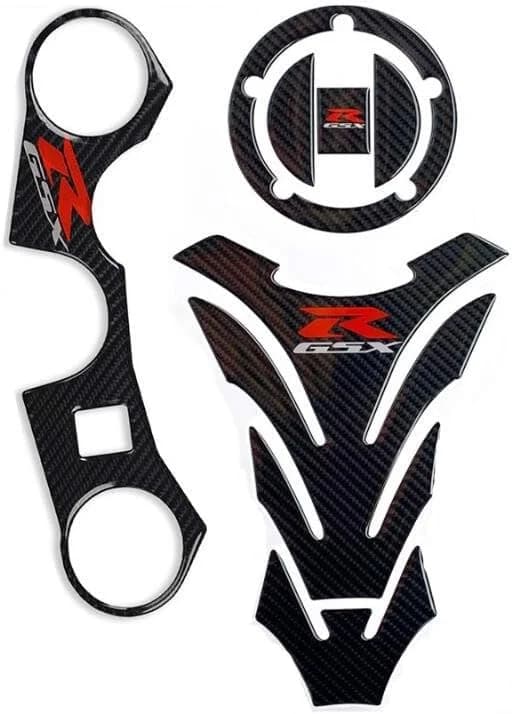 Dekorativer Motorrad-Aufkleber, 3D-Kohlefaser, Motorrad-Kraftstofftank-Aufkleber, geeignet für… product image on Haggl