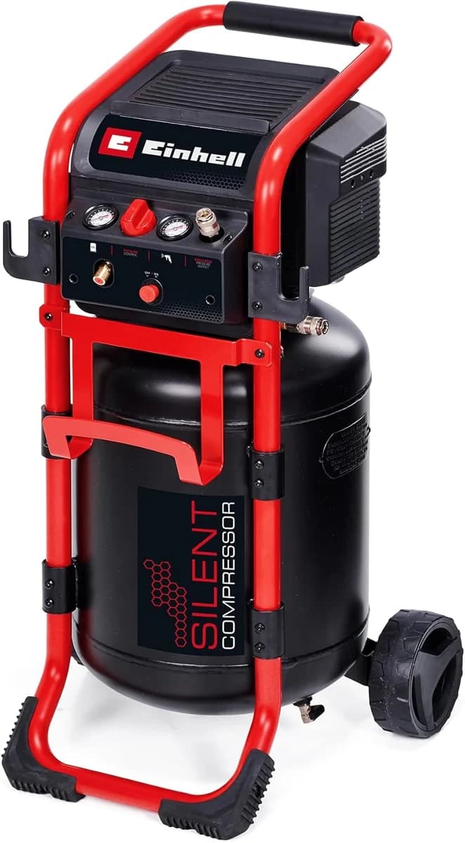 Einhell Silent Compressor 1650W, Max. 10 Bar, 50L Tank, 270 L/M Intake Capacity, 70 dB Whisper… product image on Haggl