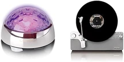 TTA-080SI Record Weight 250 g with RGB Light Effects and Disco Ball Effect + Lenco LSA-071SI… product image