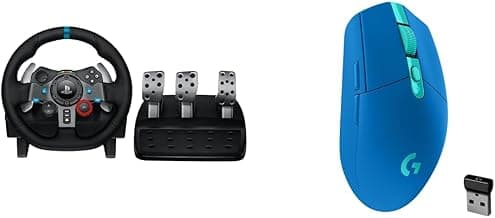 Logitech G29 Driving Force Racing Wheel and Floor Pedals, Real Force Feedback & 05 LIGHTSPEED… product image