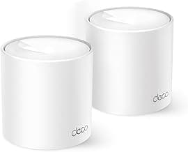Deco X1500 Mesh WLAN Set (2 Pack), Wi-Fi 6 AX1500 Dual Band Router & Repeater, 2 x Gigabit… product image