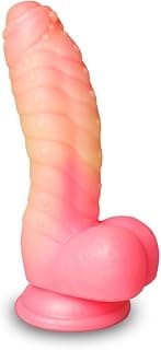 BeHorny Dildo Sex Toy, Liquid Silicone Alien/Dragon Dildo, Suction Cup | Suction Cup product image