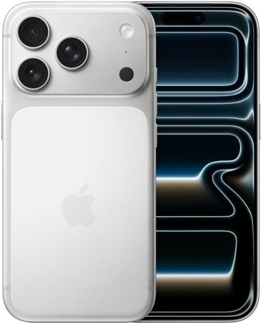 Apple iPhone 17 Pro, 256GB, SIM Global, Silber- Unlocked (Generalüberholt) product image