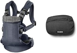 Bundle of BabyBjörn Baby Carrier Harmony, 3D Mesh, Anthracite + BabyBjörn Pocket Pouch for… product image