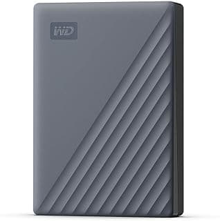 WD My Passport USB-C 4TB Compatible, Portable External Hard Drive, Grey product image