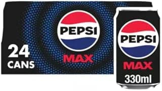 Pepsi Max No Sugar Cola Cans 24 x 330ml product image