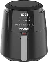 Drew&Cole Air Fryer 4L - 8-in-1 Digital Air Fryer - 4 Litre Capacity - 8 Pre-Set Programmes -… product image