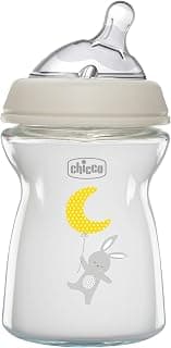 Natural Feeling Anti-Colic Baby Bottle for 0+ Months, 250 ml, with Soft Silicone Teat and… product image
