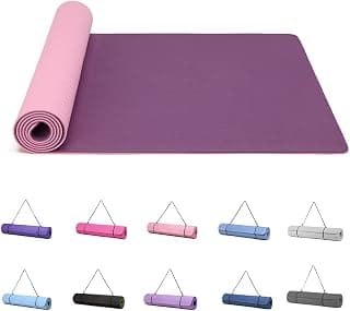 Good Nite Yoga Mats for Women, Non-Slip Textured Surfaces, Gymnastics Mat, 6/10 mm Thickness… product image