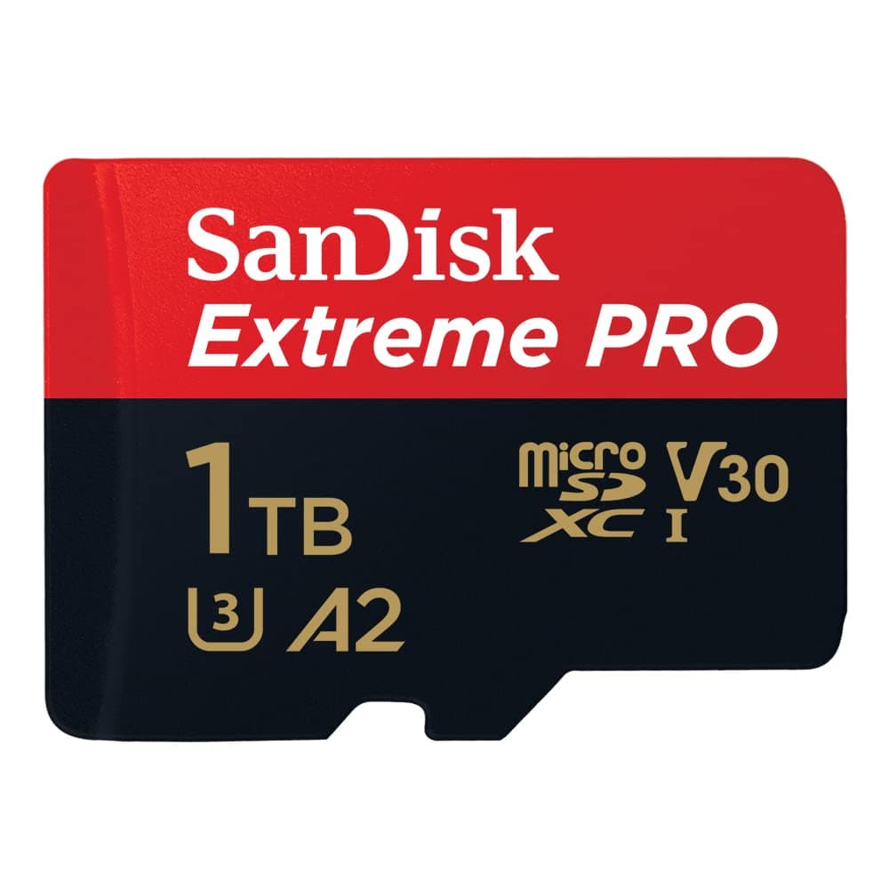 SanDisk 1TB Extreme PRO microSDXC micro sd card + SD adapter product image