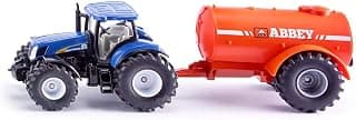 Siku 1945, New Holland Traktor mit EIN-Achs-Güllefass, 1:50, Metall/Kunststoff, Blau/Orange,… product image