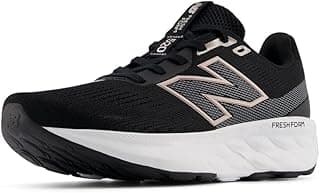 New Balance Damen 520 Sneaker, Black/Castlerock/Metallic Rose, 39 EU product image