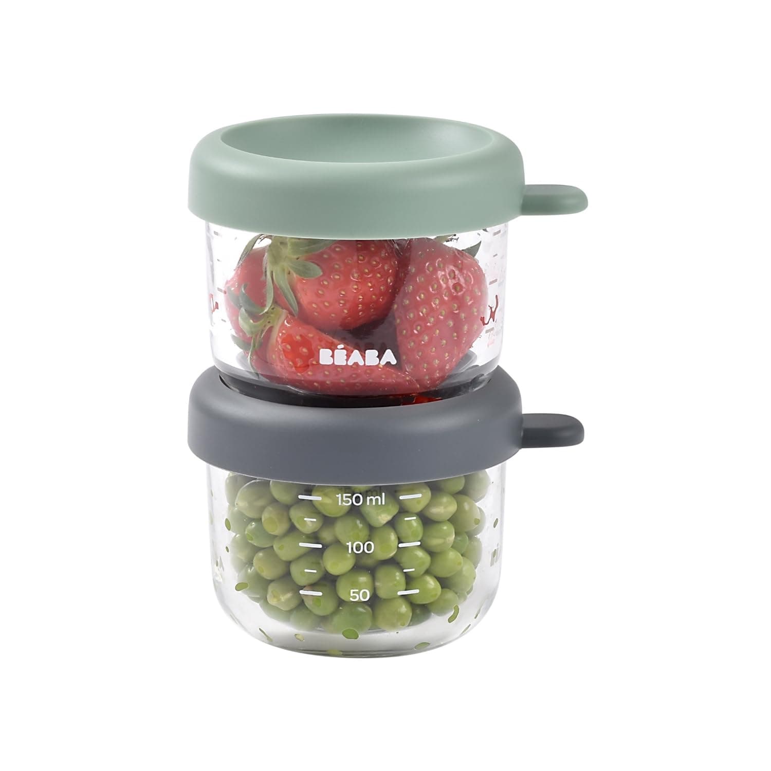 BÉABA, 2 Serves Baby Food Storage/Glass, 100% Airtight, Heat & Cold Resistant, Freezable,… product image