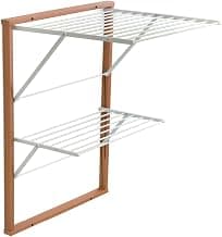 Arredamenti Italia Wall Mounted Clothes Rack, Wood, Cherry, APERTO: P63 x L69 x H80 cm, CHI.:… product image