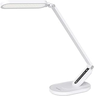 JKSWT LED Desk Lamp, Eye-Caring Table Lamps Natural Light Protects Eyes Dimmable Office Lamp… product image