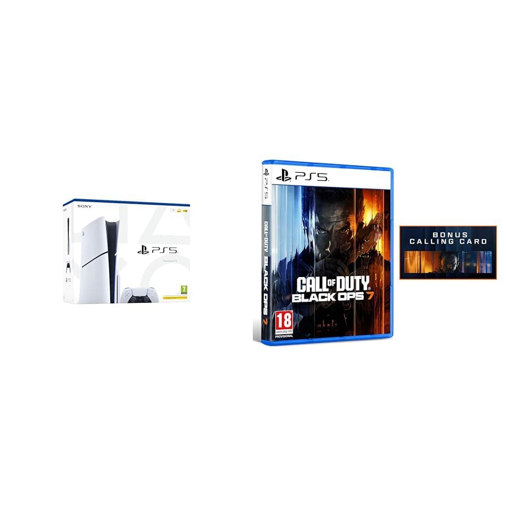 PlayStation® 5 Standard (Slim) + Call of Duty®: Black Ops 7 + Calling Card Bundle (Amazon… product image