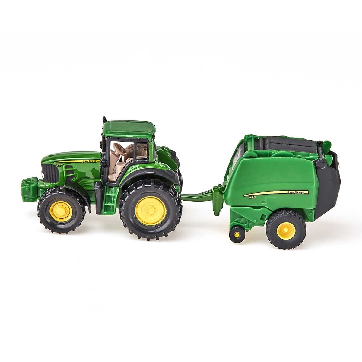 Siku 1665, John Deere Traktor mit Ballenpresse inkl. 2 Ballen, Metal/Kunststoff, Grün,… product image